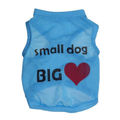 Pet Vest for Small Dogs with Heart Design