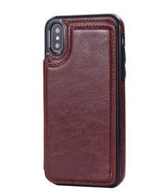 Card Holder Flip Phone Case for iPhone 8 & Samsung S8+