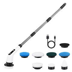Electric Spin Scrubber Cordless Telescopic Cleaning Brush