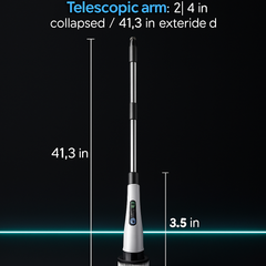 Electric Spin Scrubber Cordless Telescopic Cleaning Brush