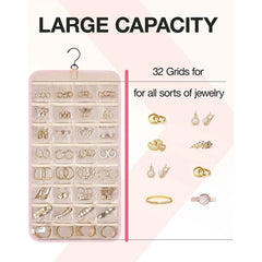 Hanging Jewelry Organizer Storage Roll
