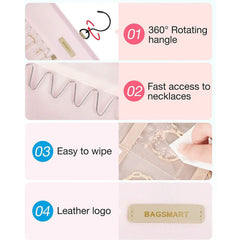 Hanging Jewelry Organizer Storage Roll