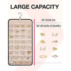 Hanging Jewelry Organizer Storage Roll
